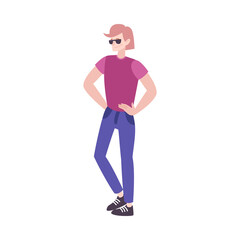Teen Flat Illustration