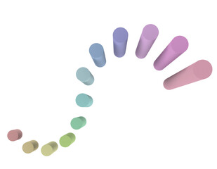 柱　円柱　グラフ　情報