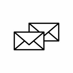 email line icon vector