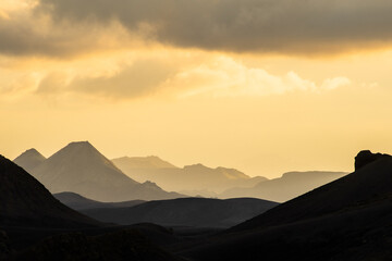 Obraz premium Sunset in the mountains