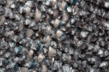 texture of soft chenille fabric