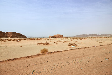 Fototapeta na wymiar Nature in the desert close Al Ula, Saudi Arabia
