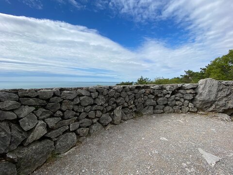Rilke Weg Wanderweg bei Sistiana zwischen Duino und Triest in der Region Friaul-Julisch Venetien Italien 