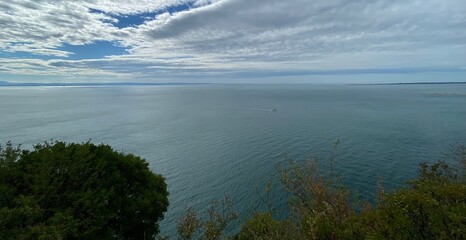 Rilke Weg Wanderweg bei Sistiana zwischen Duino und Triest in der Region Friaul-Julisch Venetien Italien 