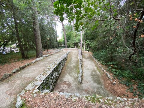 Rilke Weg Wanderweg bei Sistiana zwischen Duino und Triest in der Region Friaul-Julisch Venetien Italien 