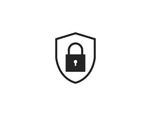 Cyber Security Icon. Vector illustration. Flat design.