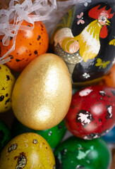 Easter Eggs in a basket