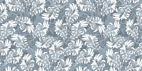 Floral pattern. Seamless graphic vector background. Ornament for fabric, wall-paper, packing.