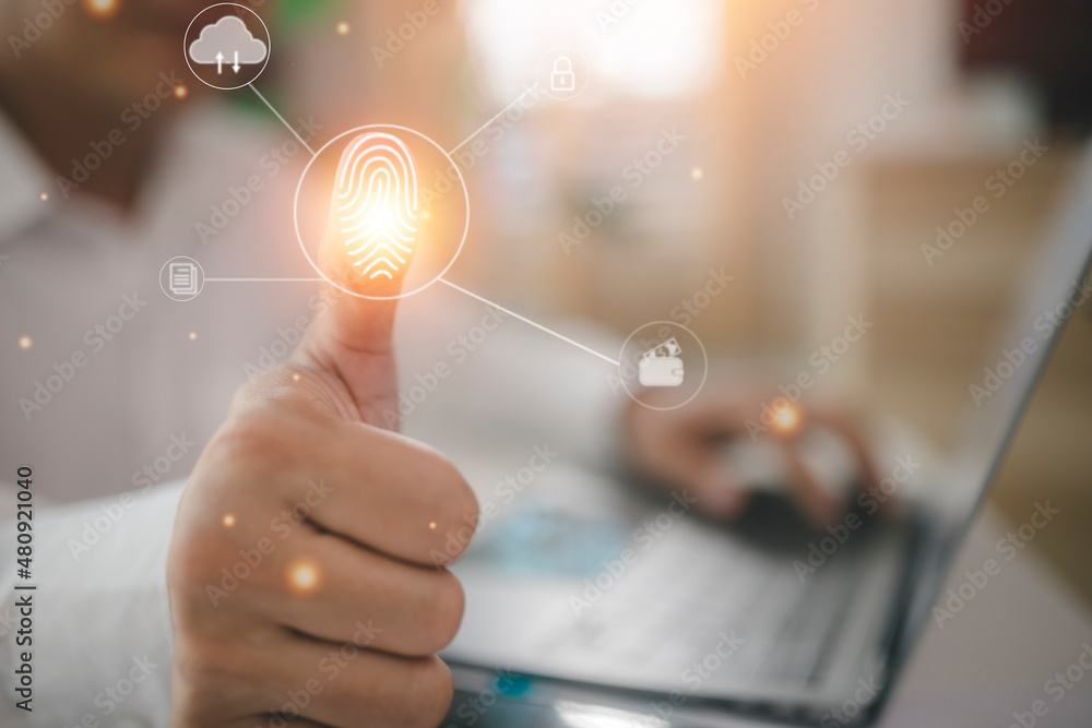 Poster digital transformation change management, internet of things. new technology bigdata and business pr