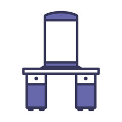 Dresser With Mirror Icon