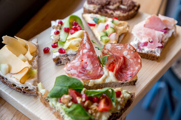 Scandinavian Style Open-faced Sandwiches