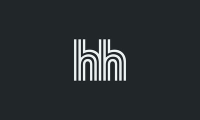 Creative graphic lines alphabet icon-logo design