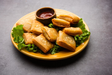 Chinese samosa square shape