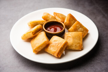 Chinese samosa square shape