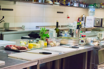 workplace restaurant kitchen.