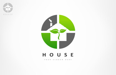 House logo Vector. Real Estate Design.