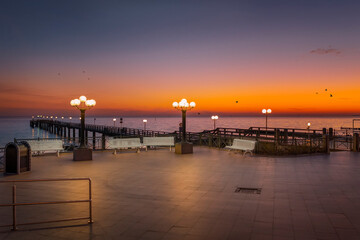 Ostseebad K&uuml;hlungsborn Sonnenaufgang