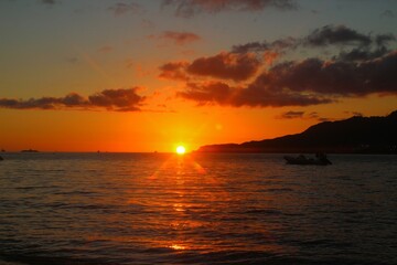 Obraz premium sunset over the sea