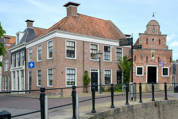The Korendragershuisje in Franeker, Friesland Province, The Netherlands - obrazy, fototapety, plakaty
