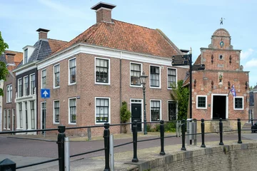 Foto op Canvas The Korendragershuisje in Franeker, Friesland Province, The Netherlands © Holland-PhotostockNL