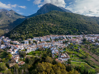 municipio de Benamahoma en la comarca de los pueblos blancos de la provincia de Cádiz, España © Antonio ciero