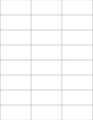 Rectangular label templates for various products - Labels for your design