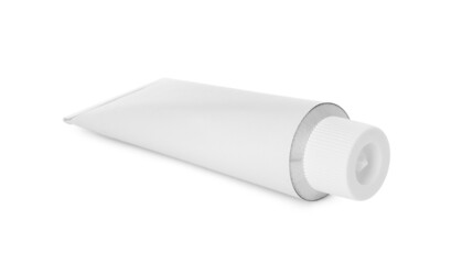 Blank tube of ointment isolated on white