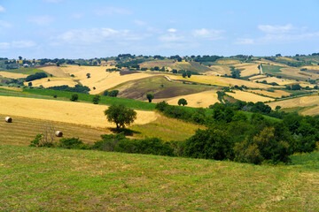Fototapeta na wymiar Landscape in Campobasso province, Molise, Italy