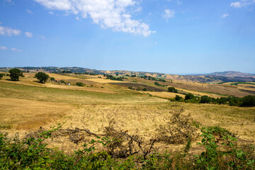 Fototapeta premium Landscape in Campobasso province, Molise, Italy