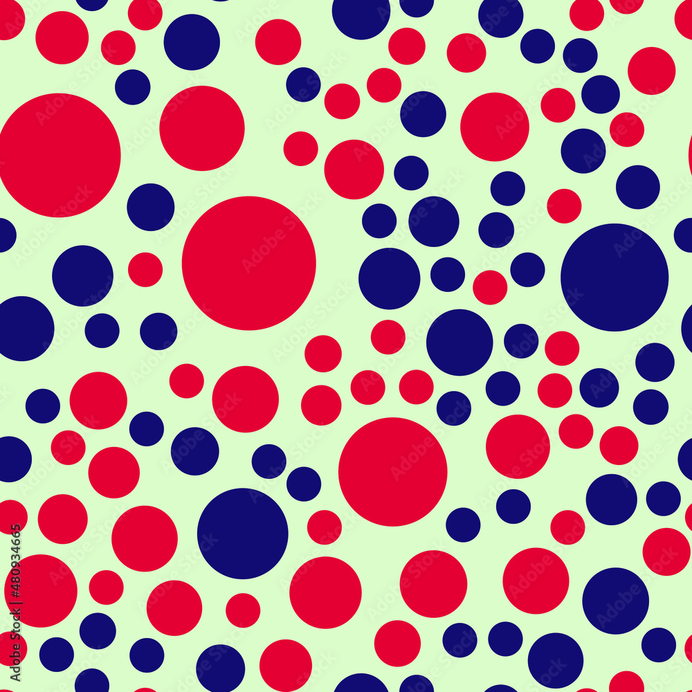 Poster abstract seamless pattern with circles. geometry pattern for fabric and textile