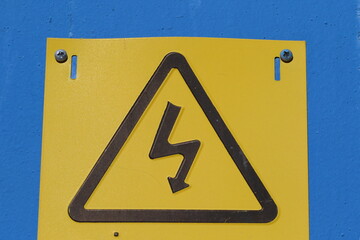 warning sign of high voltage