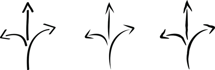 3 Arrows icon , Flexibility icon