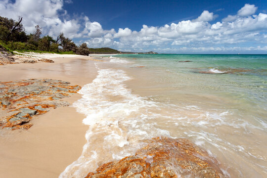 North Point Beach Moreton Island Queensland Australia