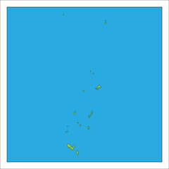 トンガの地図です。