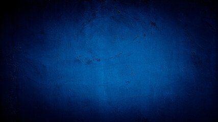 old blue dark abstract cement concrete wall texture background