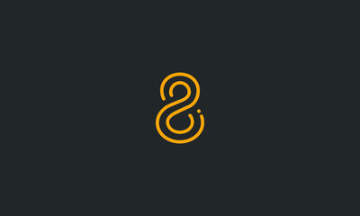 Bold number 8 - Initial vector design - Premium Icon, Logo vector