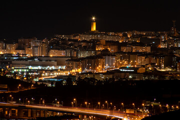 Coruña de noche