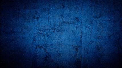 old blue dark abstract cement concrete wall texture background
