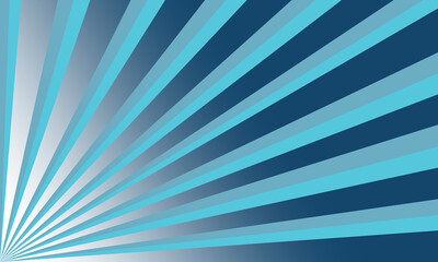 Blue rays on a light blue background. Circus background. Vector illustration