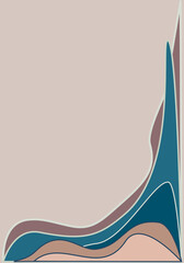 Abstract background, banner, template. Vector illustration