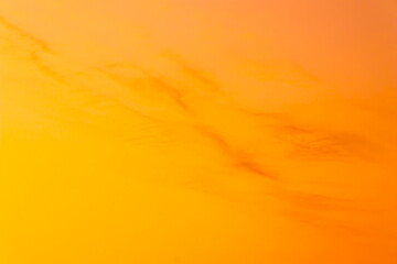 colorful twilight background, art on clouds,yellow color.