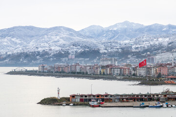 Fishing harbor of Arakli, Trabzon, Turkey