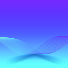 colorful wave abstract vector file