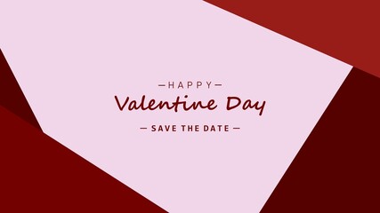 Happy Valentine's Day greeting card. eps 10 vector