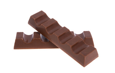 chocolate bar isolated