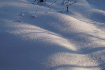 snow on the road