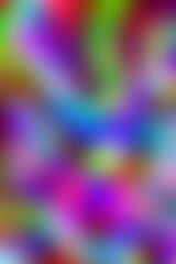 Abstract multicolored background. Blurred spots and lines. Neon. Background for the cover of a notebook, book. A screensaver for a laptop.