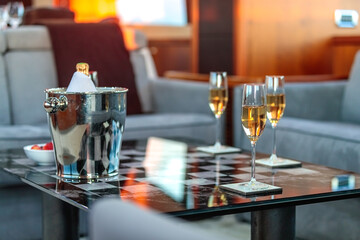 Elevate Your Yacht Experience with Champagne in a Bucket at Sunset on the French Riviera