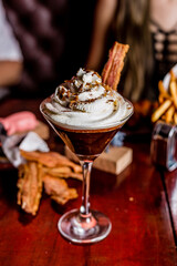 Perfect Burger Fried Chicken French Fries Bacon Barbecue Sauce Onion Rings Fast Food