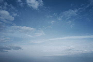 blue cloudy sky on a sunny day background screensaver backdrop